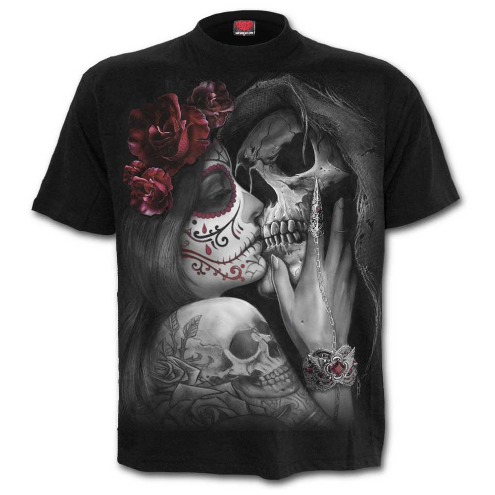Spiral - DEAD KISS Mens T-shirt - Black